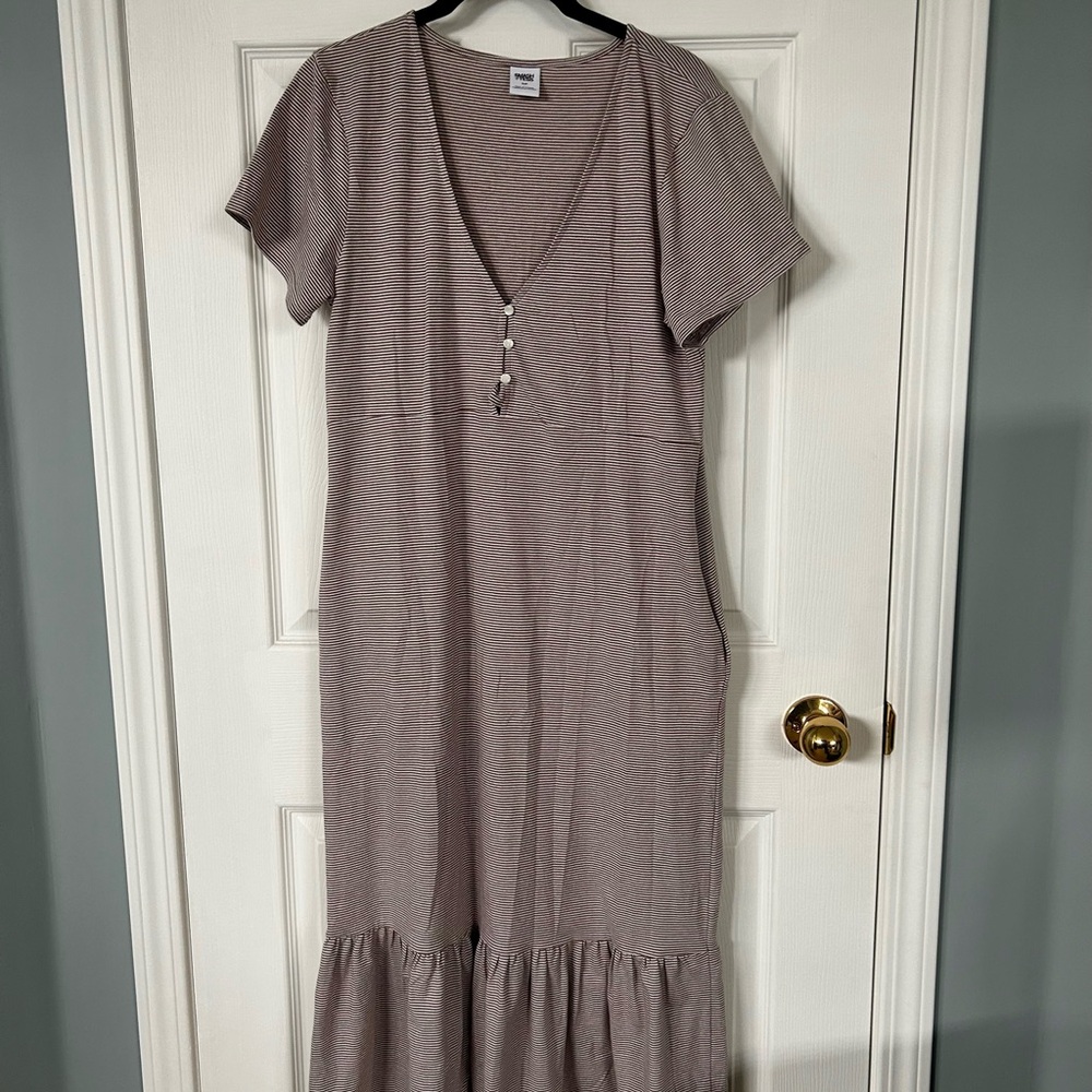 EUC Smash + Tess Ellery midi dress in Fresh Stripe size Small